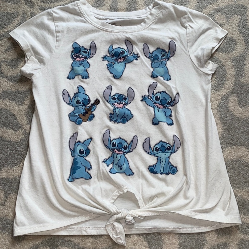 Girl tie front shirt Size M - Stitch